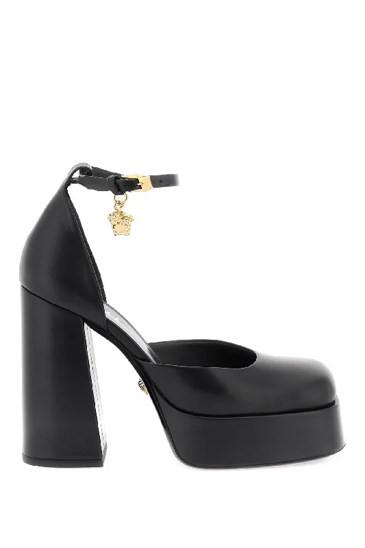 Ladies shoes with supportive heels feel great -Versace 'medusa aevitas' pumps