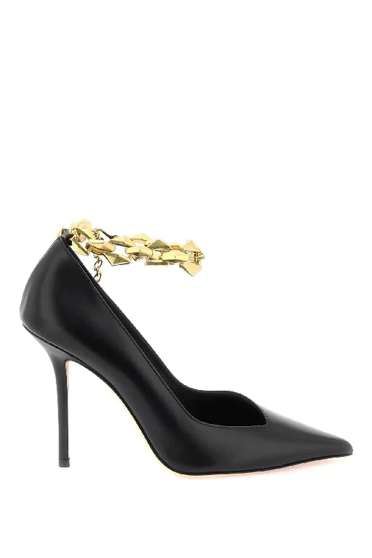 Ladies shoes featuring wooden heels are earthy -Jimmy choo 'talura 100' pumps