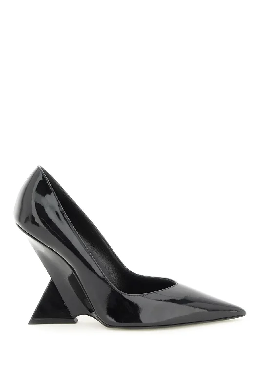 Ladies shoes for every mood adapt well -patent leather cheope pumps