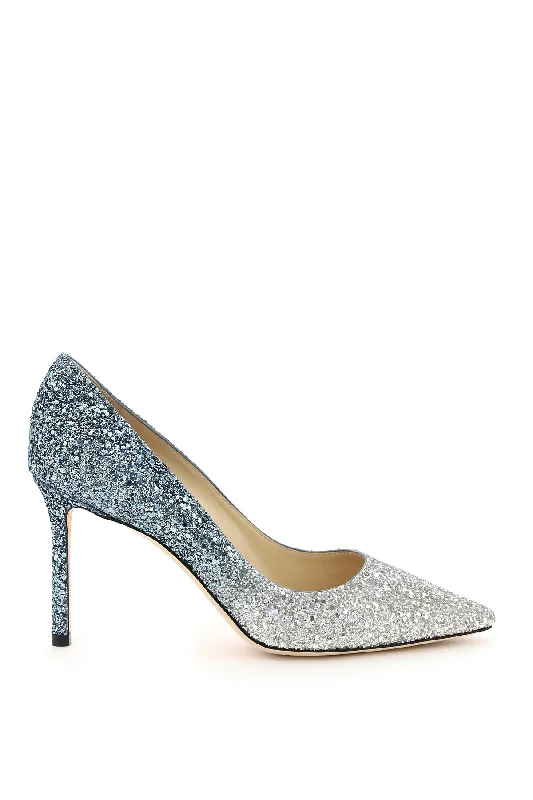 Ladies shoes with muted tones blend well -Jimmy choo romy pumps