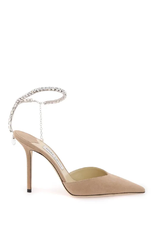 Ladies shoes with kitten heels feel dainty -saeda' 100 suede pumps