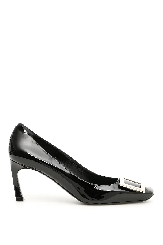 Ladies shoes featuring mirrored finishes dazzle bold -Roger vivier belle vivier trompette 70 pumps