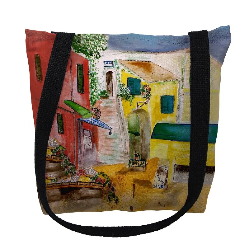 Handle bags with soft fabric for comfort -Paris Bistro Small Tote Bag 13x13