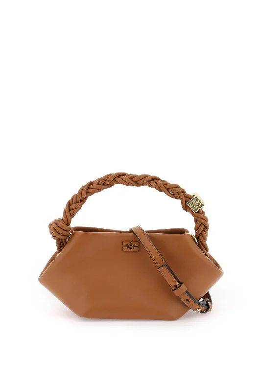 Handle bags with durable hemp for sustainability -Ganni Bou Mini Bag