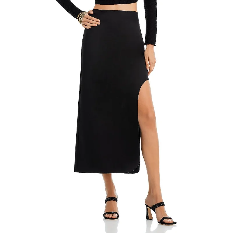 A-line skirts for classic wardrobe essentials -By Malene Birger Womens Solid Recycled  Midi Skirt