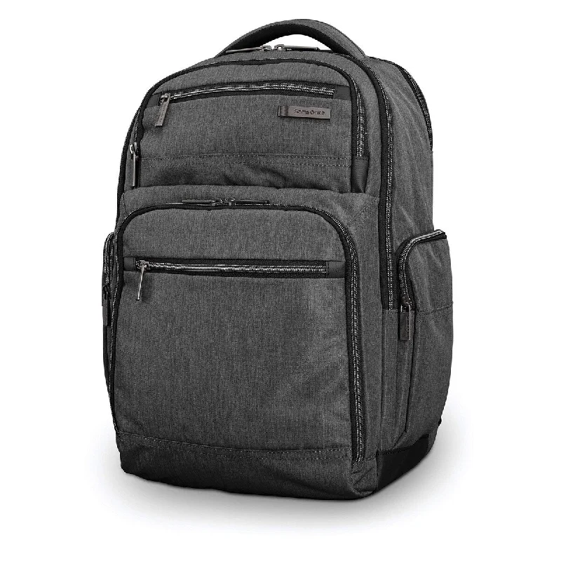 Canvas handle bags perfect for casual outings -Samsonite Modern Utility Double Shot Laptop Backpack