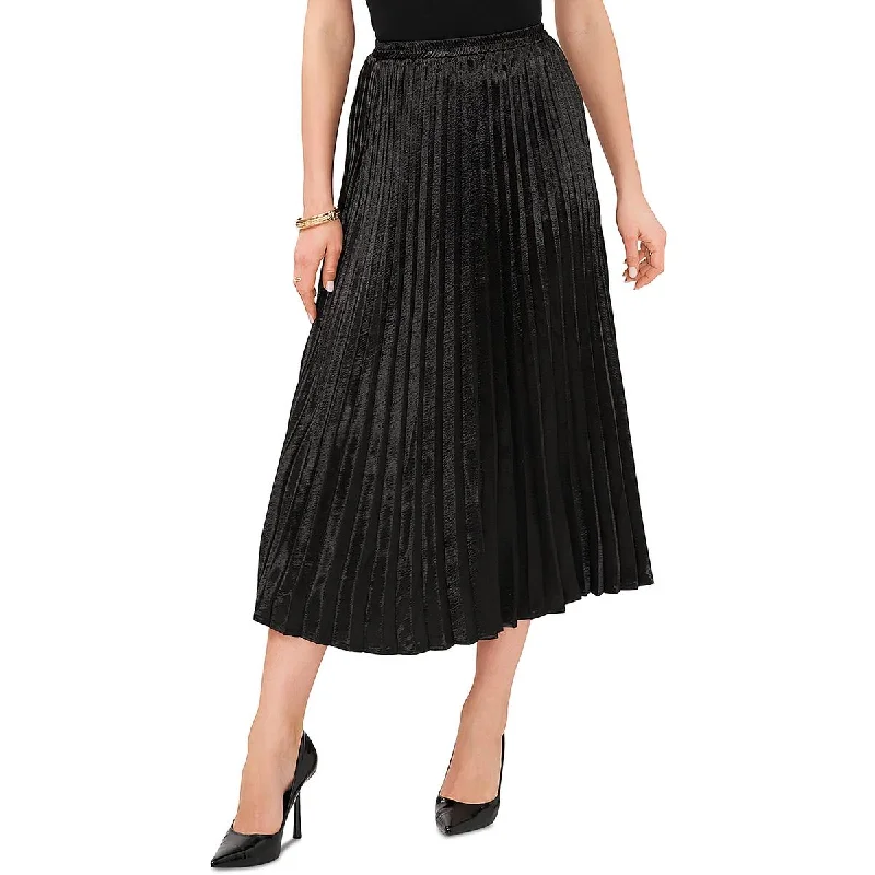 Ethnic Dresses with Tribal Design -Vince Camuto Womens Pleated Mid Calf Midi Skirt