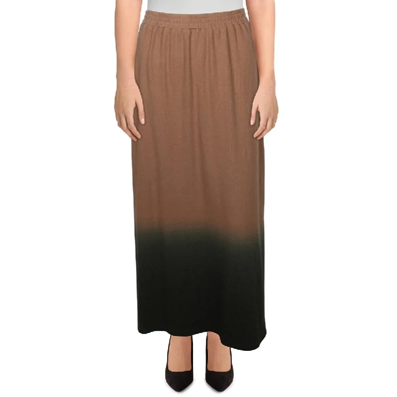 Leather Dresses for Luxury -Yal Womens Ribbed knit Long Maxi Skirt