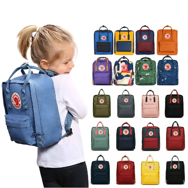 Handle bags with holiday themes for festivities -Fjallraven Kanken Mini Unisex Children Backpack