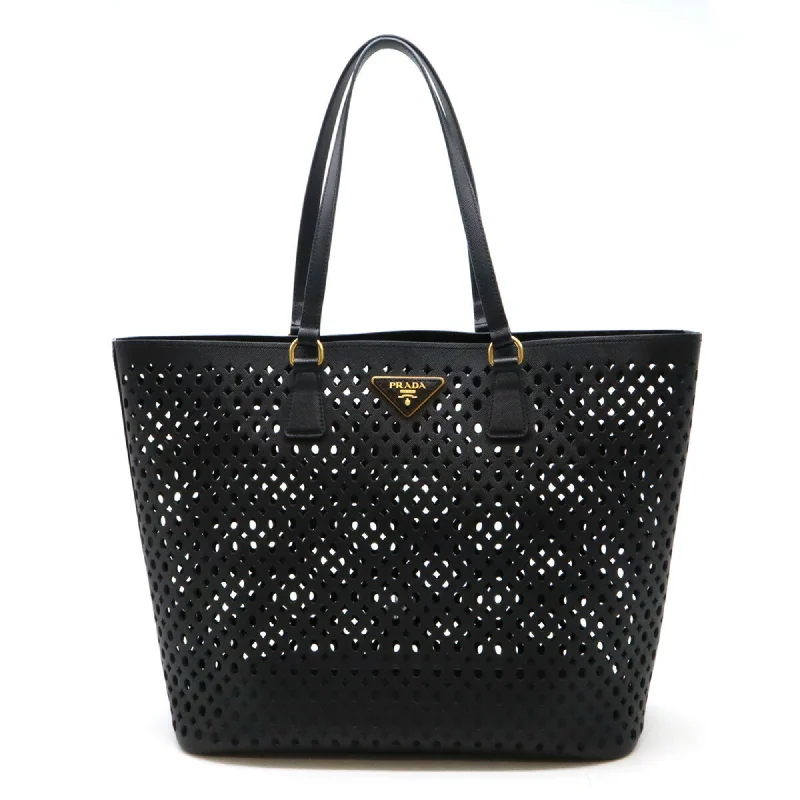 Handle bags with polka dots for fun -Prada   Leather Tote Bag (Pre-Owned)