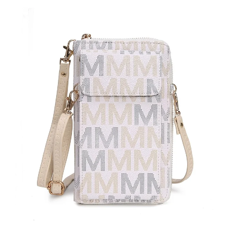 Handle bags with woven fabric for texture -Cossetta Phone Crossbody