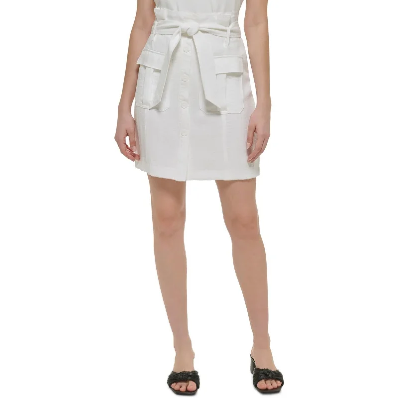 Classic skirts with simple clean lines -Calvin Klein Womens High Rise Above Knee Pencil Skirt