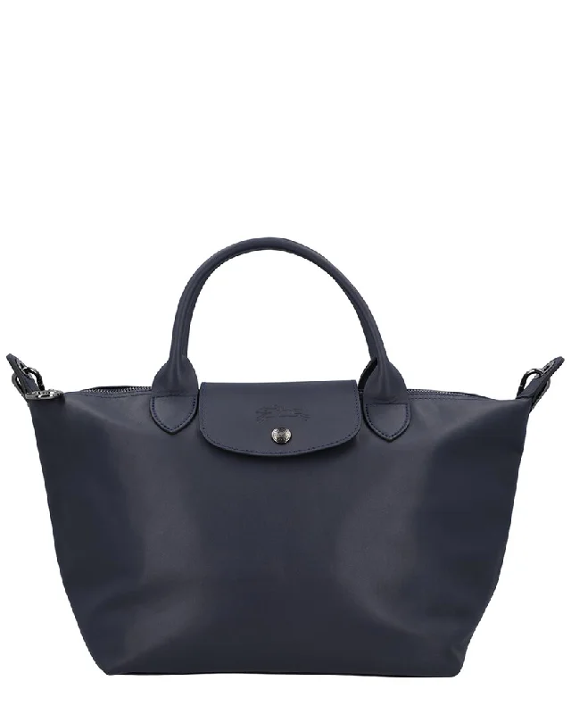 Handle bags with detachable pouches for versatility -Longchamp Le Pliage X-Large Leather Bag