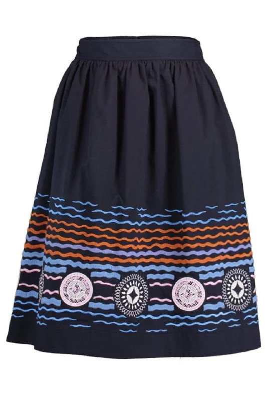 High-waisted denim skirts for cool lift -Iris Skirt