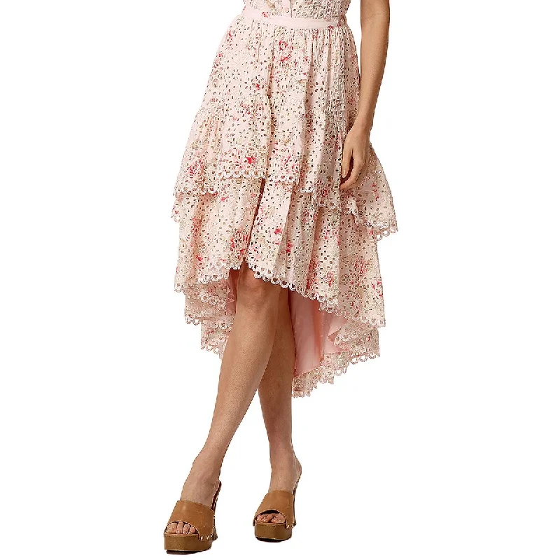 Fashionable Dresses for Style -Stellah Womens Eyelet Tiered High-Low