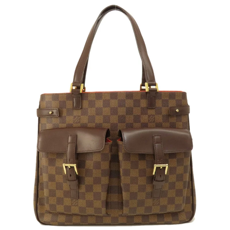 Durable handle bags for heavy-duty everyday use -Louis Vuitton Damier Damier Canvas Ebene Damier Canvas Tote Bag (Pre-Owned)