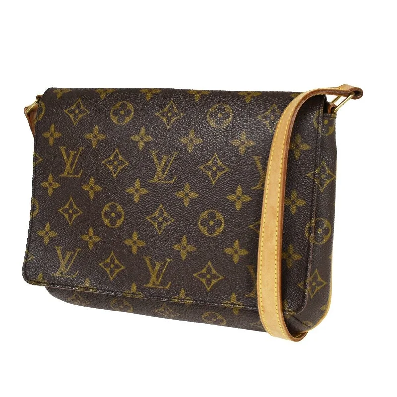 Handle bags with spacious interiors for storage -Louis Vuitton Musette Tango  Canvas Shoulder Bag (Pre-Owned)