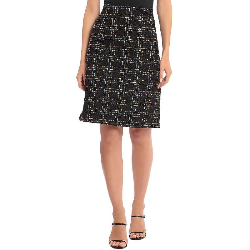 Ethnic Dresses with Tribal Design -Bagatelle Womens Tweed Above Knee Pencil Skirt