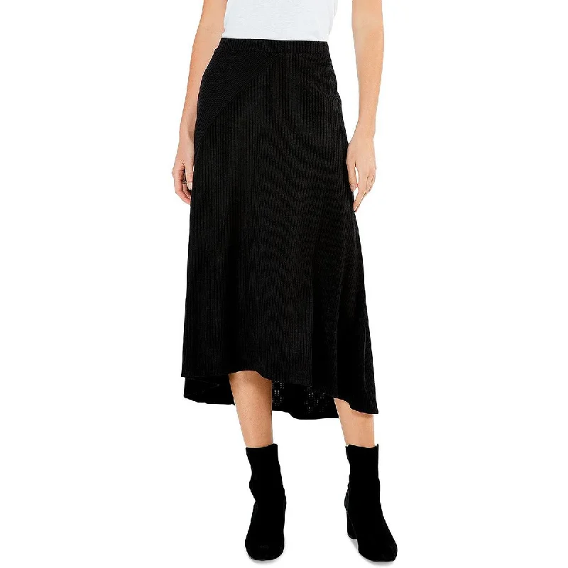 Sundress Dresses for Sunny -Nic + Zoe Womens Ribbed Knit Cozy Midi Skirt