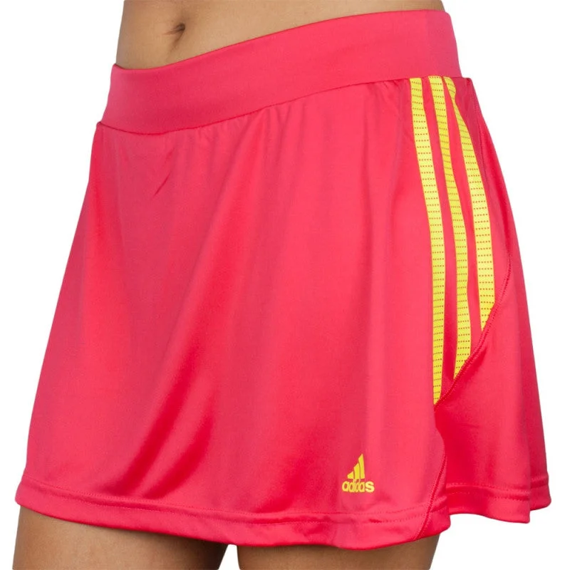 Vintage skirts with 70s-inspired designs -adidas Women's Tennis Skirt response, bright pink W64535