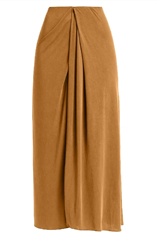 Casual skirts for relaxed weekend lounging -Christy Drape Skirt