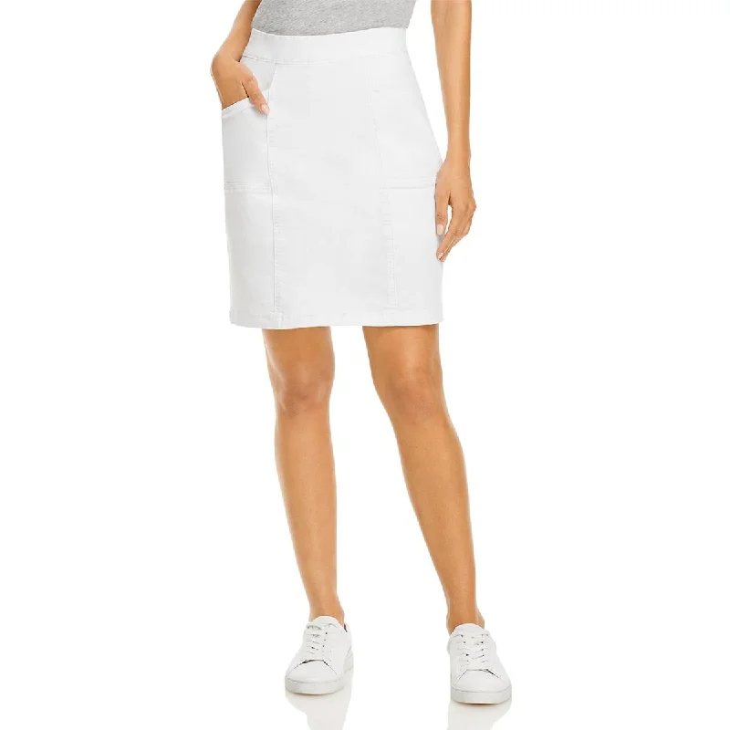 Geometric Dresses for Modern -Jag Jeans Womens Twill Pull On Skort