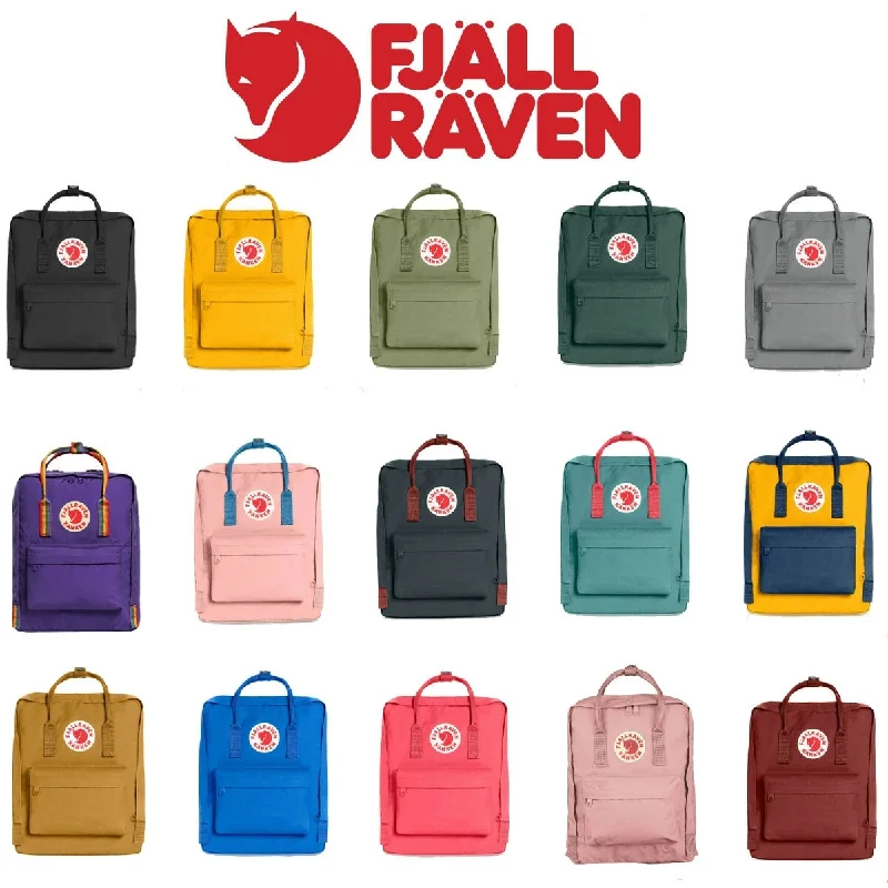 Handle bags with lightweight fabric for ease -Fjallraven Kanken Classic Unisex Backpack