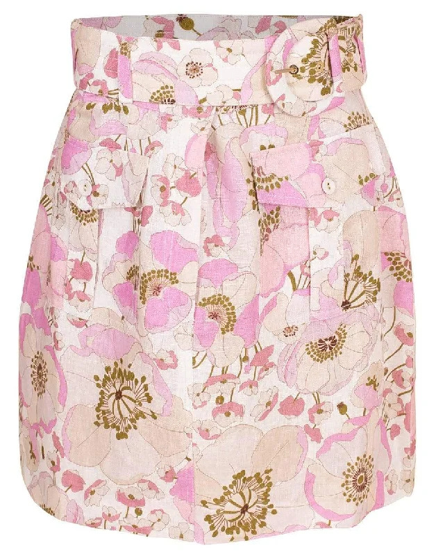 Durable skirts for long-lasting wardrobe staples -Super Eight Safari Mini Skirt