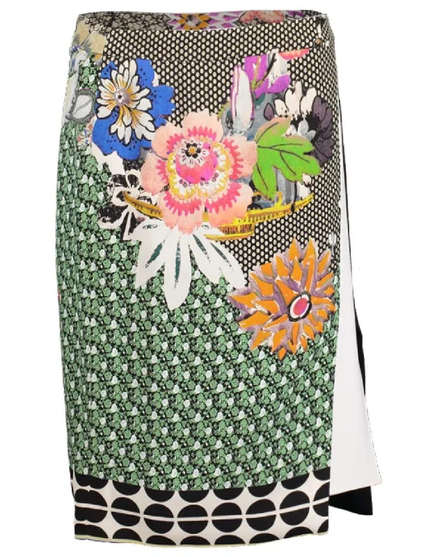 Classic skirts with simple clean lines -Print Stretch Pencil Skirt