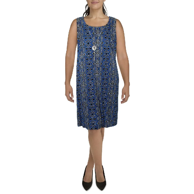 Anniversary Dresses for Special -R&M Richards Womens Plus Knee-Length Printed Sheath Dress