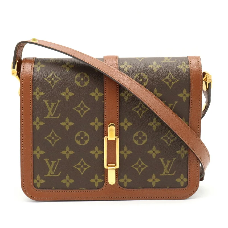 Handle bags with wide openings for access -Louis Vuitton Rond Point  Canvas Shoulder Bag (Pre-Owned)