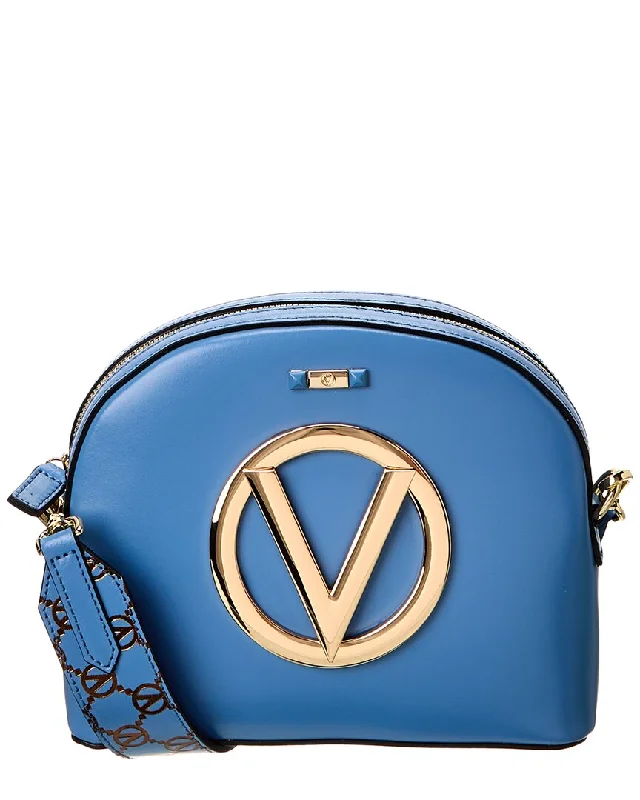 Handle bags with bold checks for trend -Valentino by Mario Valentino Diana Leather Crossbody