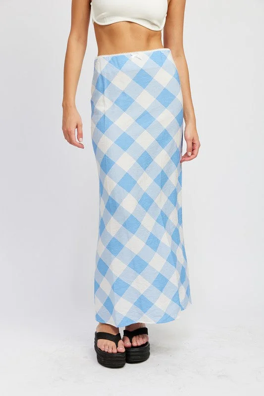 Low-waisted Dresses for Relaxed -BIAS MAXI SKIRT