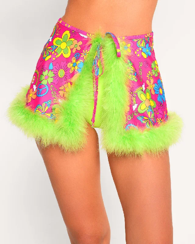 Cute mini skirts for fun party nights -Happy Haven Marabou Skirt