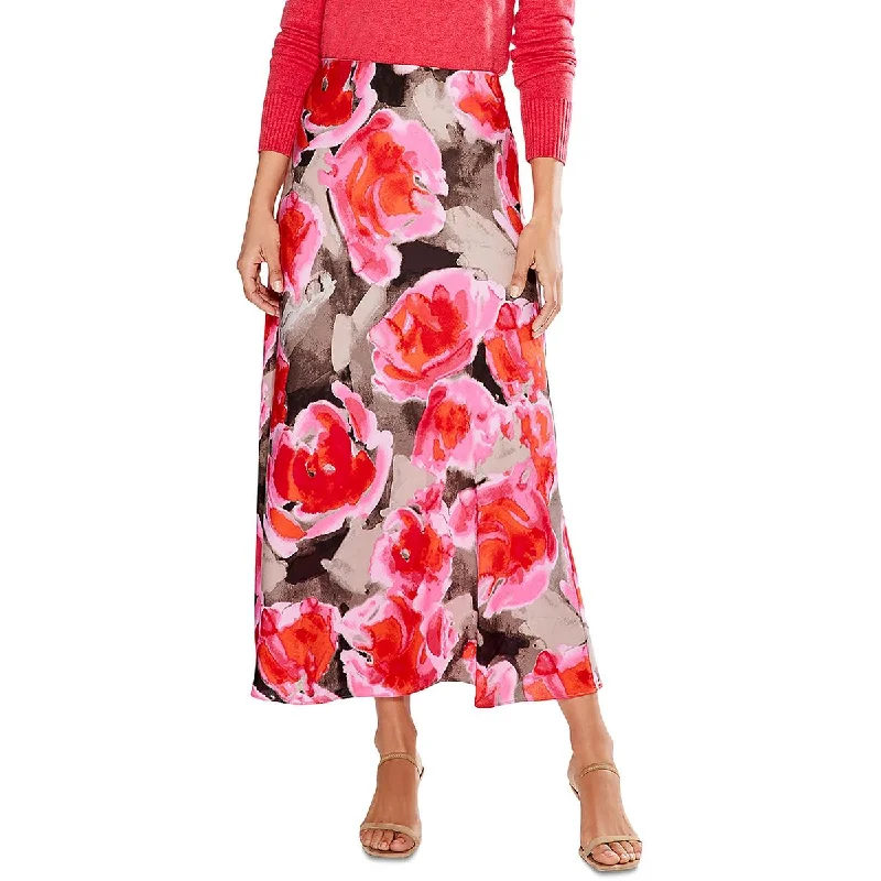 Pencil Dresses for Slimming -Nic + Zoe Womens Rosy Outlook Floral Long Slip