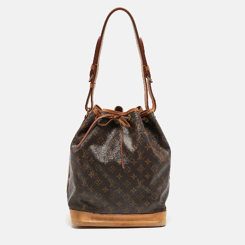 Waterproof handle bags ideal for rainy weather -Louis Vuitton Monogram Canvas And Leather Noe Bag