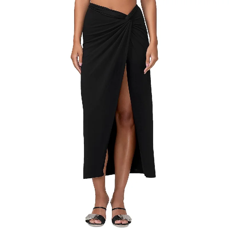 Party Dresses for Celebration -AFRM Womens Lorli Gathered Long Wrap Skirt