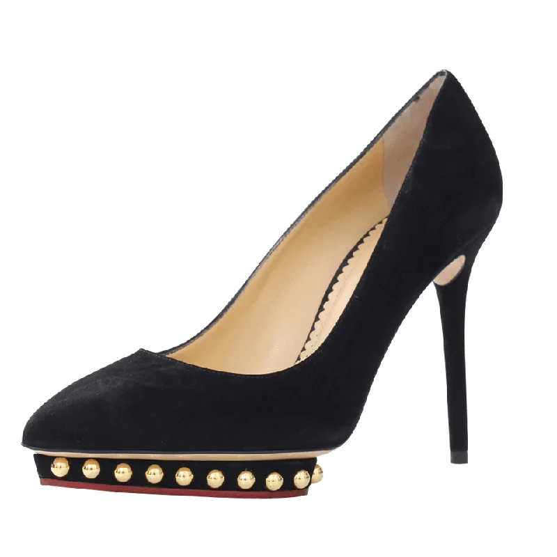 Ladies shoes with stiletto heels look fierce -Debbie Stud Pumps