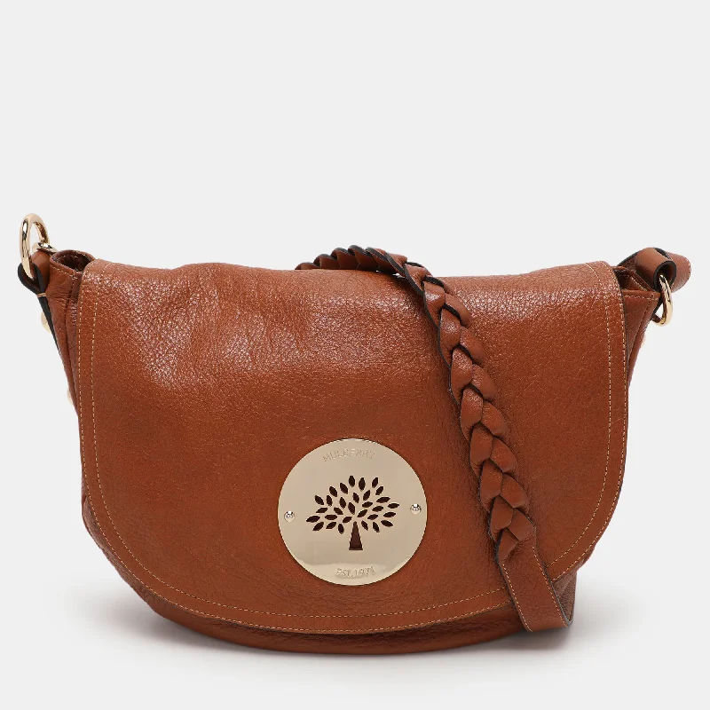 Handle bags with sleek silhouettes for fashion -Mulberry Brown Leather Daria Hobo