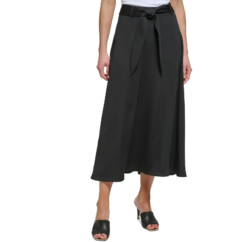 Hippie Dresses with Beads -DKNY Womens Petites Office Work Wear Midi Skirt