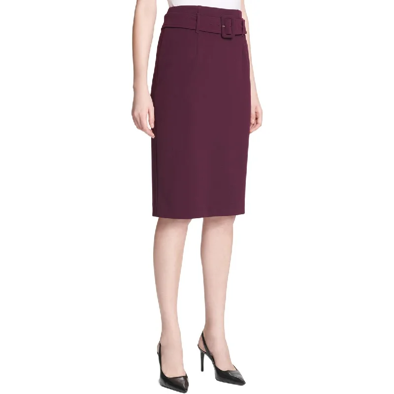 Black Dresses for Versatile -Calvin Klein Womens High-Waist Knee-Length Pencil Skirt