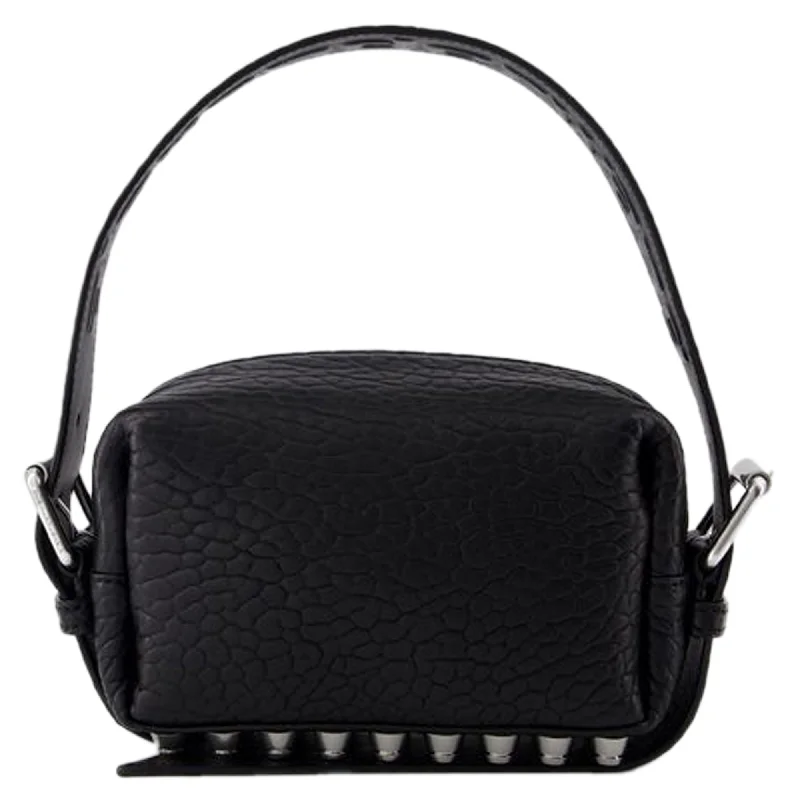 Handle bags with soft fabric for comfort -Ricco Small Bag - Alexander Wang - Leather - Black