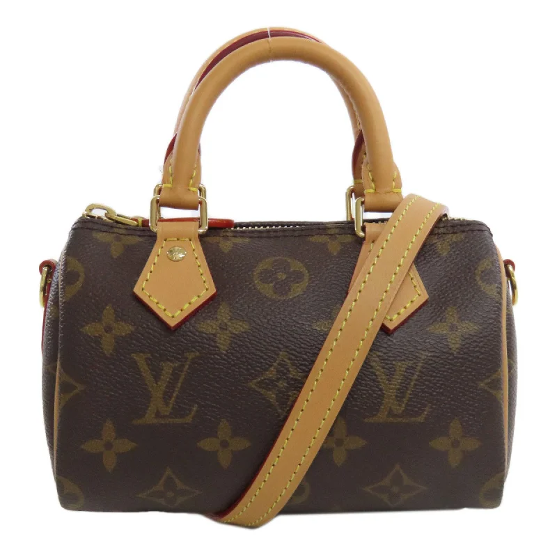 Handle bags with contrast stitching for detail -Louis Vuitton  Monogram Monogram Handbag Tote Bag (Pre-Owned)