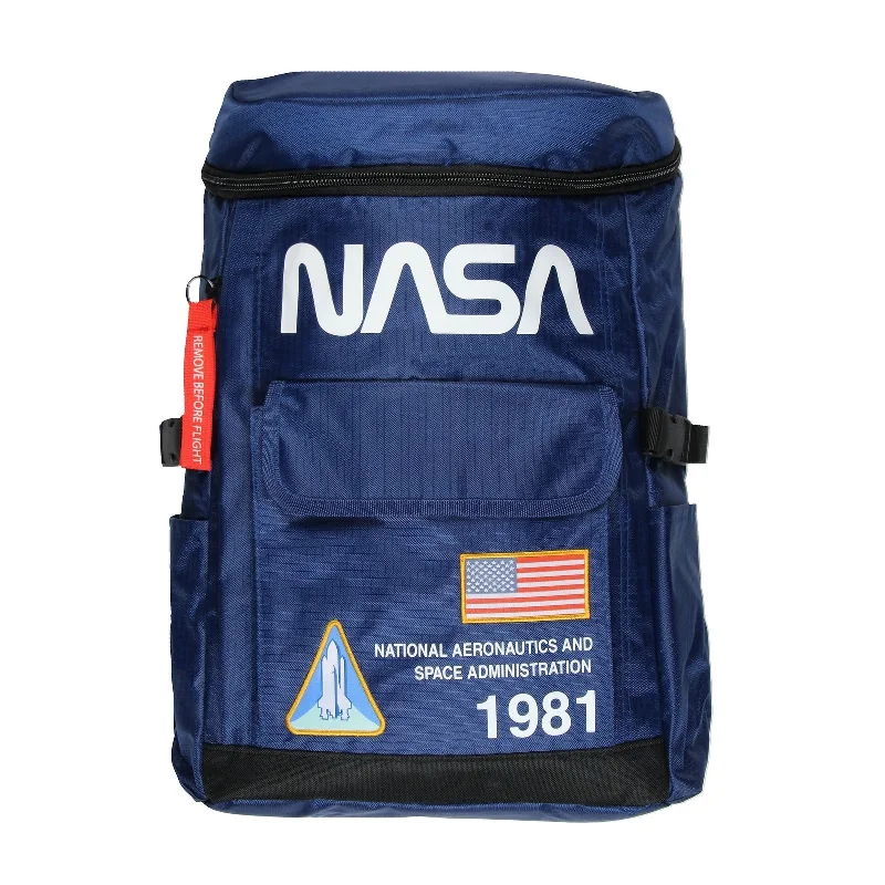 Insulated handle bags for keeping food fresh -NASA 1981 Flight Suit Zipper-Top Backpack Travel Laptop Book Bag - One Size Fits Most