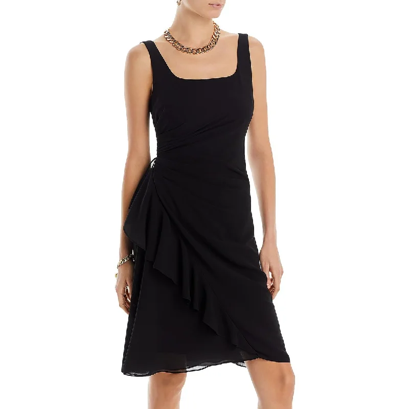 Shift Dresses for Simple Look -Kobi Halperin Womens Britney Chiffon Tiered Sheath Dress