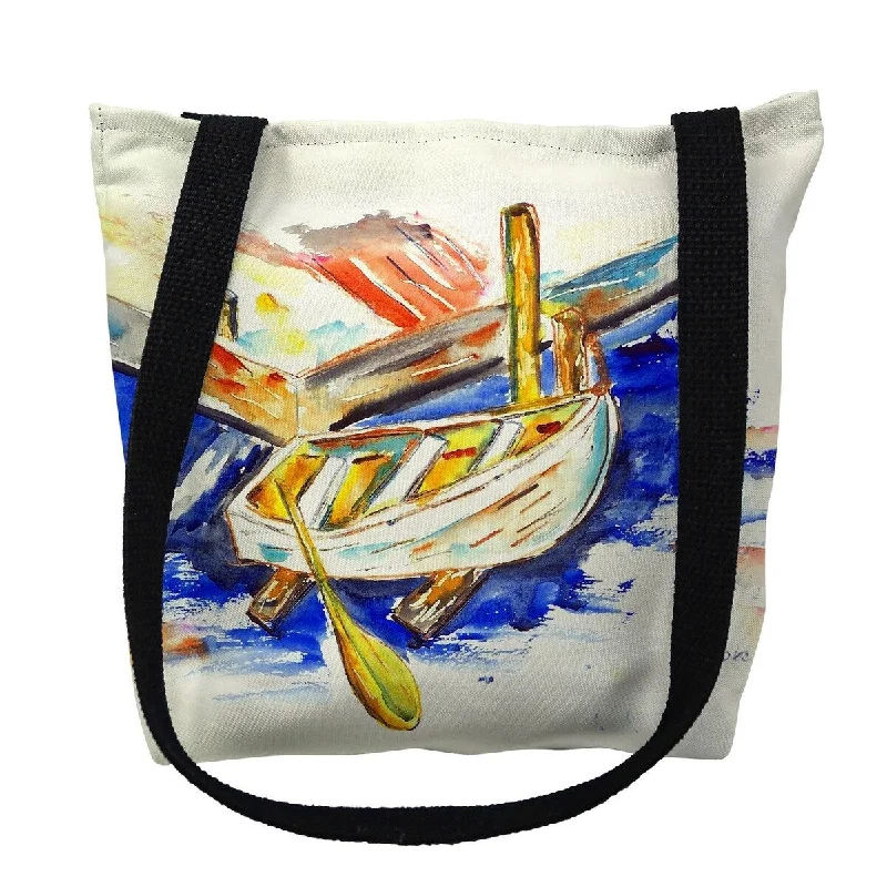 Handle bags with vibrant colors for boldness -Betsy's Row Boat Small Tote Bag 13x13