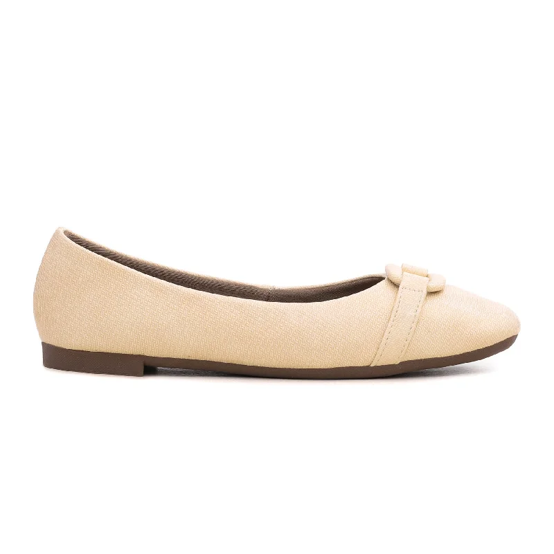 Ladies shoes featuring ombre effects look artsy -Beige Pumps WN0877