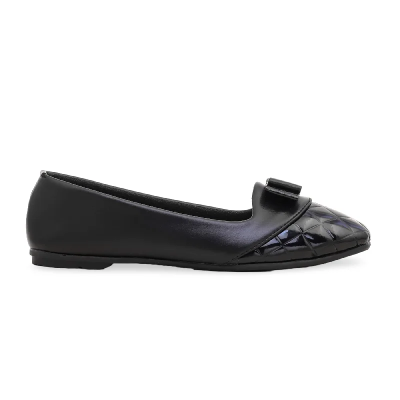 Ladies shoes for summer nights shimmer lightly -Black Pumps WN0802