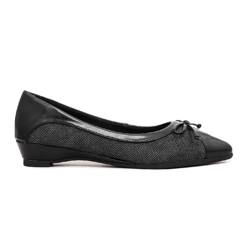 Ladies shoes with slip-resistant soles stay safe -Black Pumps WN0852