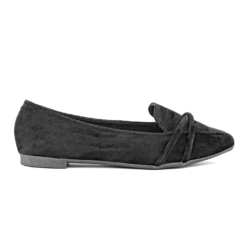 Ladies shoes for casual Fridays stay relaxed -Black Pumps WN1117